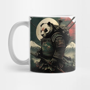 Japanese Panda Samurai Mug